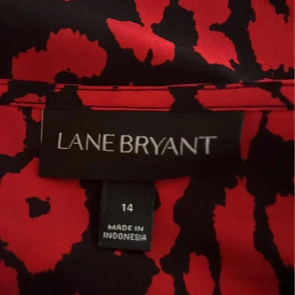 Lane Bryant Animal Print Long Sleeve Top 14 - Picture 3 of 3